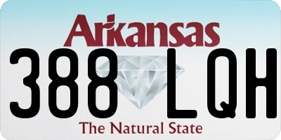 AR license plate 388LQH