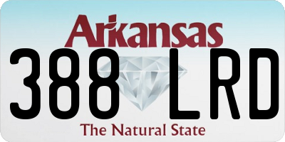 AR license plate 388LRD