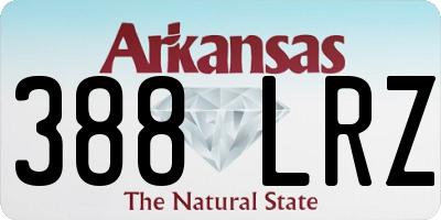 AR license plate 388LRZ