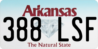 AR license plate 388LSF
