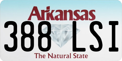 AR license plate 388LSI