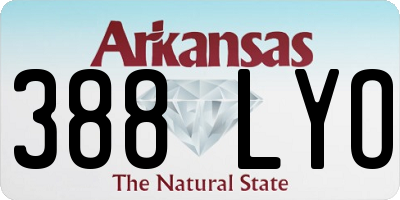 AR license plate 388LYO