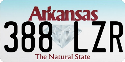 AR license plate 388LZR