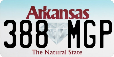 AR license plate 388MGP