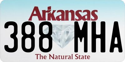 AR license plate 388MHA