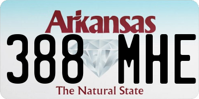 AR license plate 388MHE