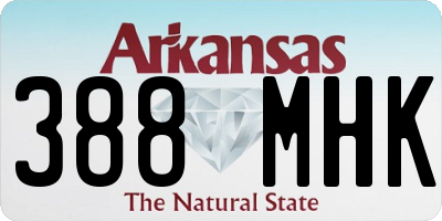 AR license plate 388MHK
