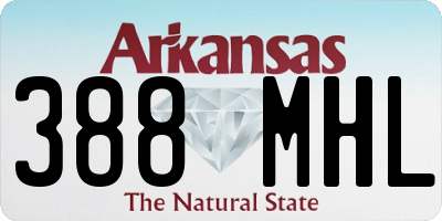 AR license plate 388MHL