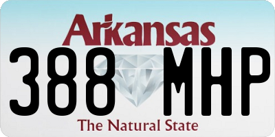 AR license plate 388MHP