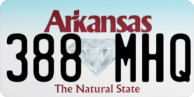 AR license plate 388MHQ