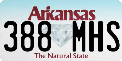 AR license plate 388MHS