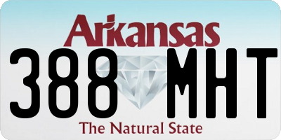 AR license plate 388MHT