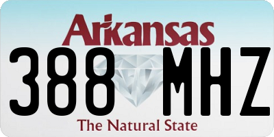 AR license plate 388MHZ