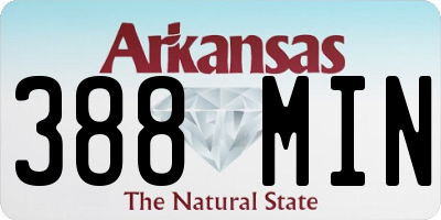 AR license plate 388MIN