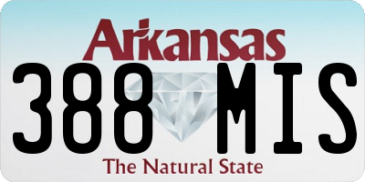 AR license plate 388MIS