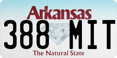 AR license plate 388MIT
