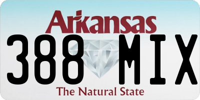 AR license plate 388MIX