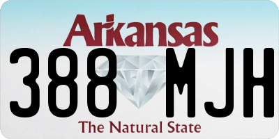AR license plate 388MJH
