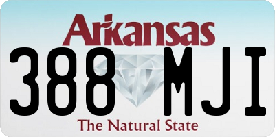 AR license plate 388MJI
