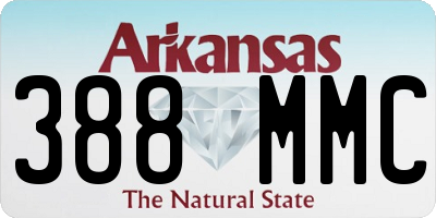 AR license plate 388MMC