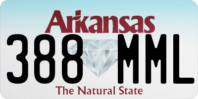 AR license plate 388MML