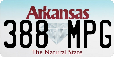 AR license plate 388MPG