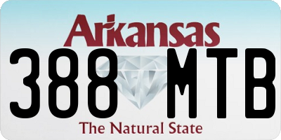 AR license plate 388MTB