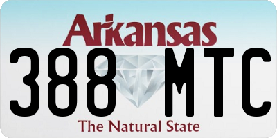 AR license plate 388MTC