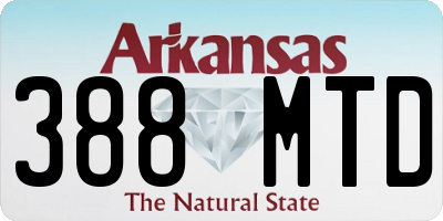 AR license plate 388MTD