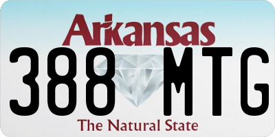 AR license plate 388MTG