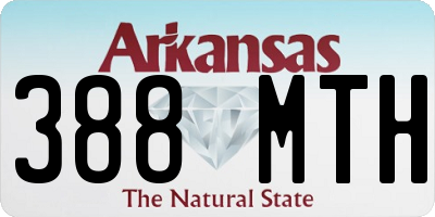AR license plate 388MTH