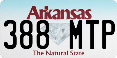 AR license plate 388MTP