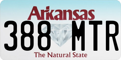 AR license plate 388MTR