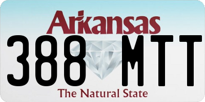 AR license plate 388MTT