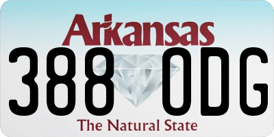 AR license plate 388ODG