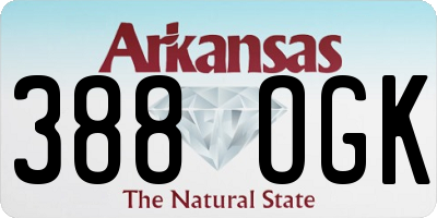 AR license plate 388OGK