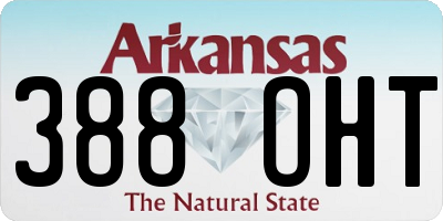 AR license plate 388OHT