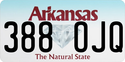 AR license plate 388OJQ