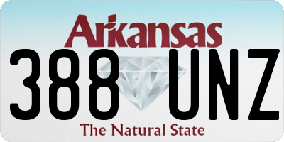 AR license plate 388UNZ