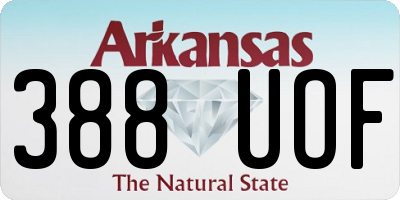 AR license plate 388UOF