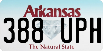AR license plate 388UPH