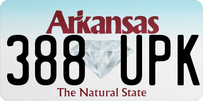 AR license plate 388UPK