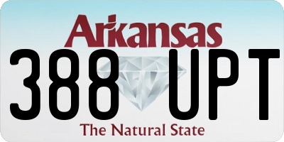 AR license plate 388UPT