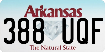 AR license plate 388UQF