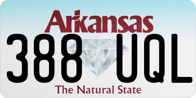 AR license plate 388UQL