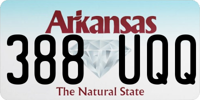 AR license plate 388UQQ
