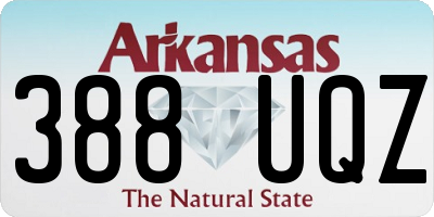 AR license plate 388UQZ