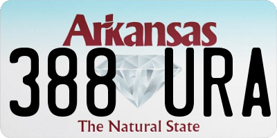 AR license plate 388URA