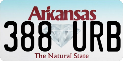 AR license plate 388URB