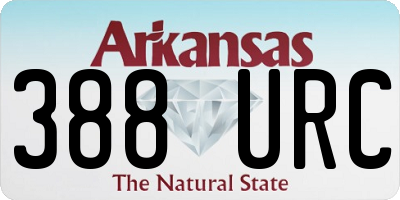 AR license plate 388URC